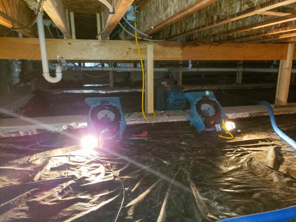Crawlspace Water Removal in Monroe Township